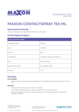 Maxon contactspray 750ml - TF